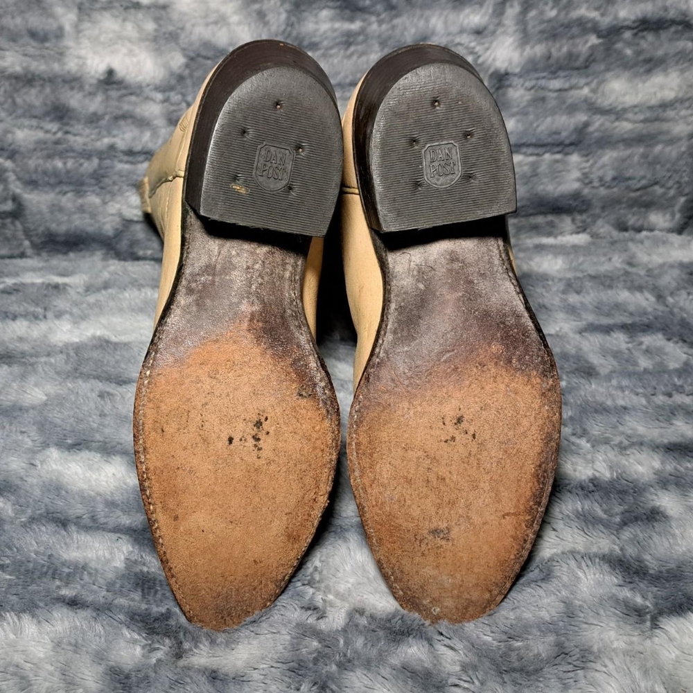 Vintage Dan Post Western Cowboy Boots - Picture 8 of 8